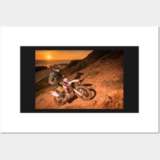 Enduro bike rider Posters and Art